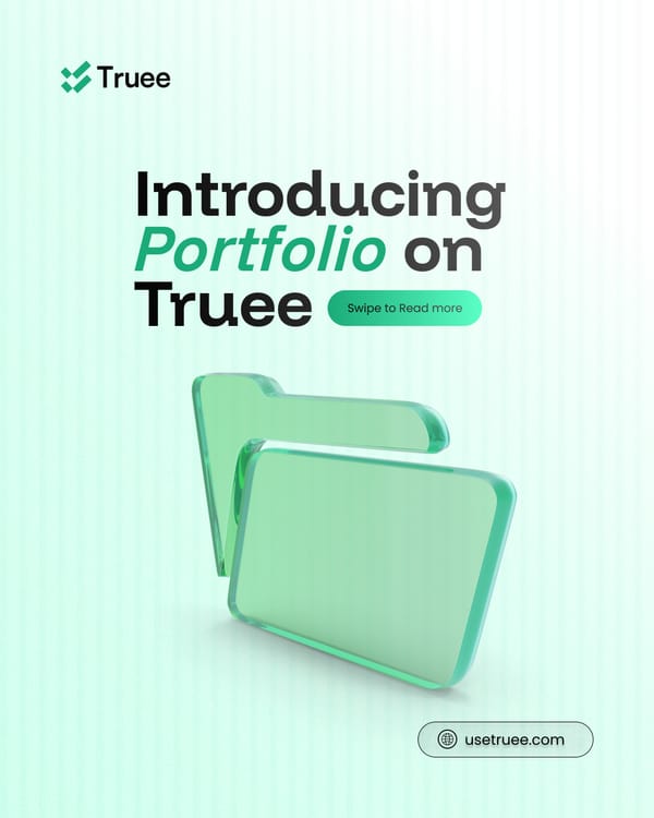 Portfolio by Truee is Live: Make Your Work Visible to Customers and AI